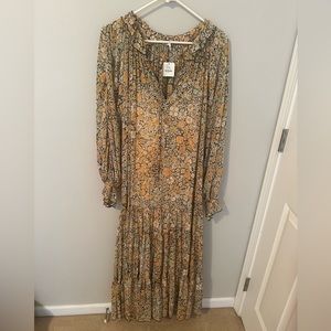 Free people flowy maxi dress. Size L. NWT.